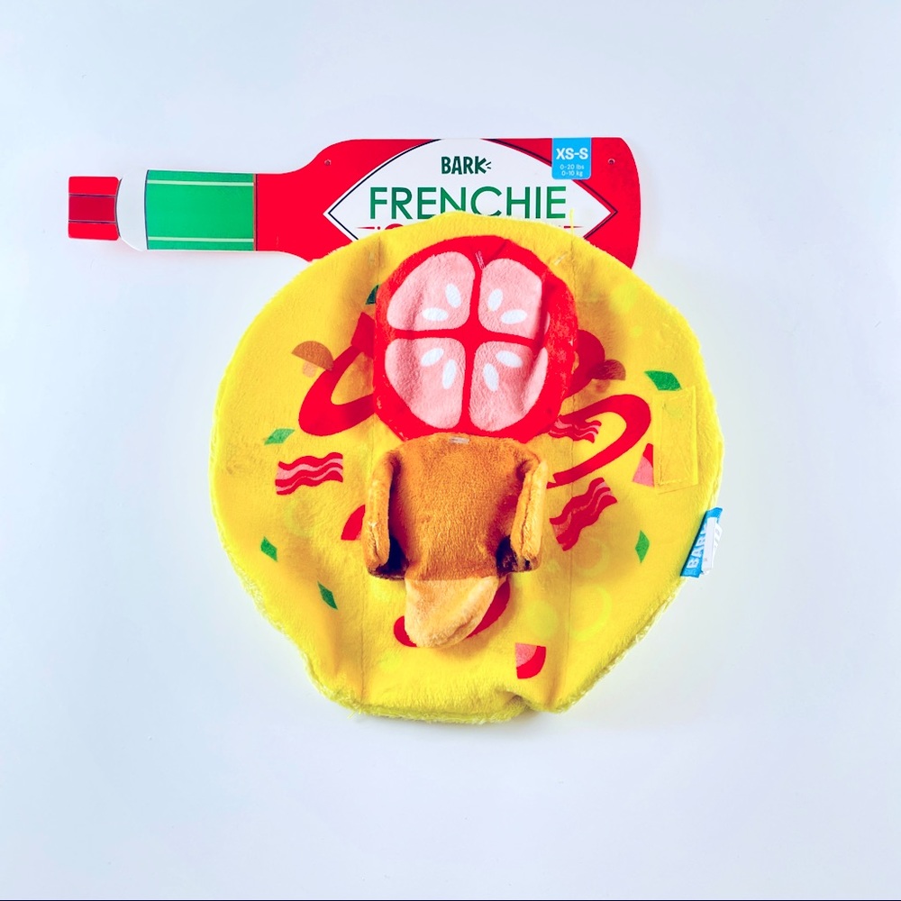 NWT BarkBox Dog Toy- Frenchie Omelette